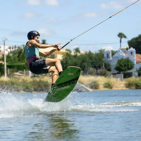Wakeboarder at the Lagos cable park